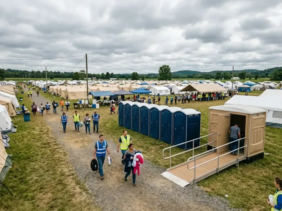 disaster-relief-camp-restrooms-010 — frequently asked questions, Dumpster & Portable Bathrooms Rental in Herculaneum, MO